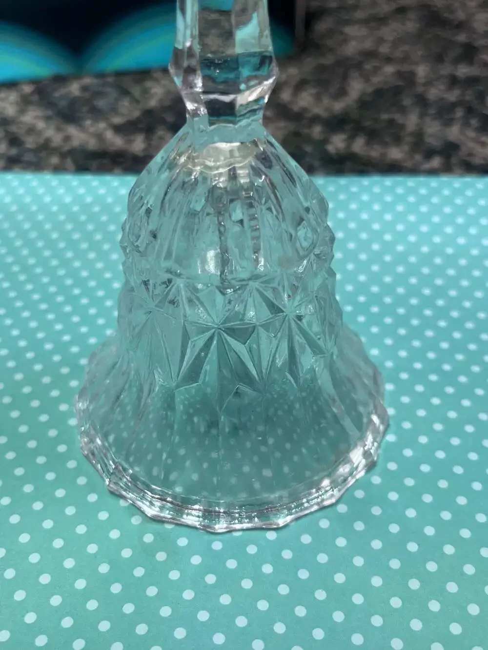 Vintage 24% Lead Crystal Decorative Table Bell